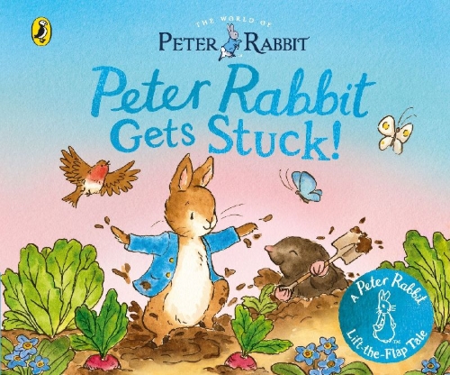 Buchcover und Innenansicht für das Buch: The World of Peter Rabbit: Peter Rabbit Gets Stuck!