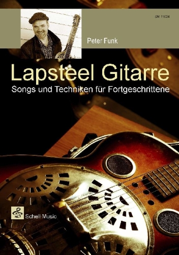 Buchcover und Innenansicht für das Buch: Lapsteel Gitarre