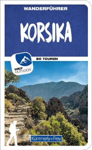 Buchcover und Innenansicht für das Buch: Korsika Wanderführer