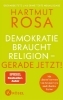 Buchcover und Innenansicht für das Buch: Demokratie braucht Religion - gerade jetzt!