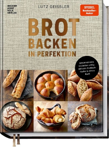 Buchcover und Innenansicht für das Buch: Brot backen in Perfektion - Sonderedition