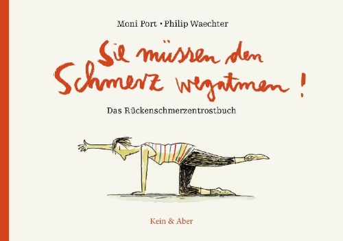 Buchcover und Innenansicht für das Buch: Sie müssen den Schmerz wegatmen!