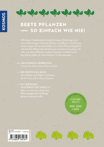 Buchcover und Innenansicht für das Buch: 60 Beete - Einfach nachpflanzen