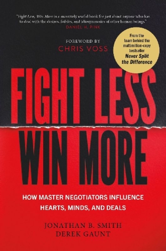 Buchcover und Innenansicht für das Buch: Fight Less, Win More