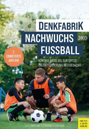 Buchcover und Innenansicht für das Buch: Denkfabrik Nachwuchsfußball