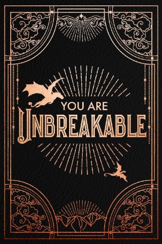 Buchcover und Innenansicht für das Buch: Official Iron Flame Journal: You Are Unbreakable Edition with Lined Pages