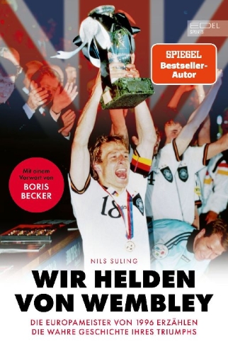 Buchcover und Innenansicht für das Buch: Wir Helden von Wembley
