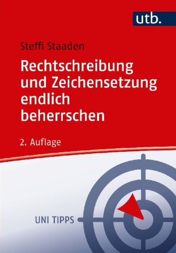 Buchcover und Innenansicht für das Buch: Rechtschreibung und Zeichensetzung endlich beherrschen
