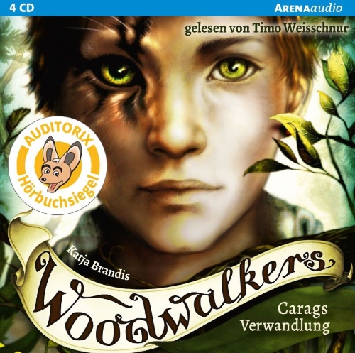 Buchcover und Innenansicht für das Buch: Woodwalkers (1). Carags Verwandlung