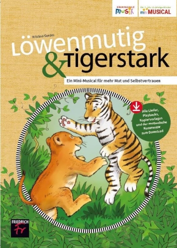 Buchcover und Innenansicht für das Buch: Löwenmutig & Tigerstark