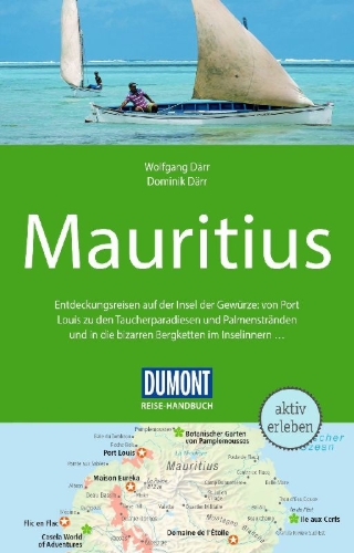 Buchcover und Innenansicht für das Buch: DUMONT Reise-Handbuch Reiseführer Mauritius