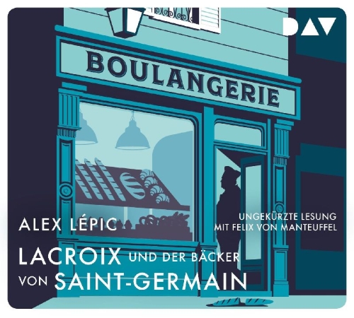Buchcover und Innenansicht für das Buch: Lacroix und der Bäcker von Saint-Germain. Sein zweiter Fall