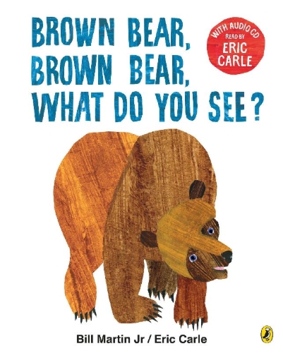 Buchcover und Innenansicht für das Buch: Brauner Bär, wen siehst denn du?