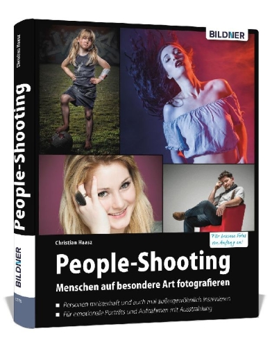 Buchcover und Innenansicht für das Buch: People-Shooting