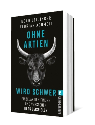Buchcover und Innenansicht für das Buch: Ohne Aktien Wird Schwer
