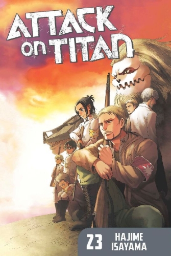 Buchcover und Innenansicht für das Buch: Attack on Titan 23