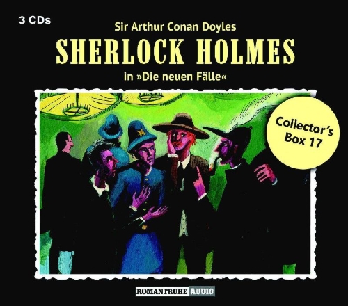 Buchcover und Innenansicht für das Buch: Sherlock Holmes - neue Fälle Collectors Box 17