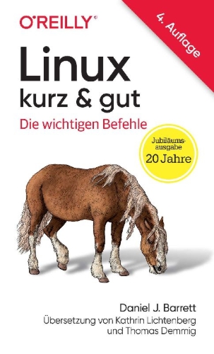 Buchcover und Innenansicht für das Buch: Linux kurz & gut