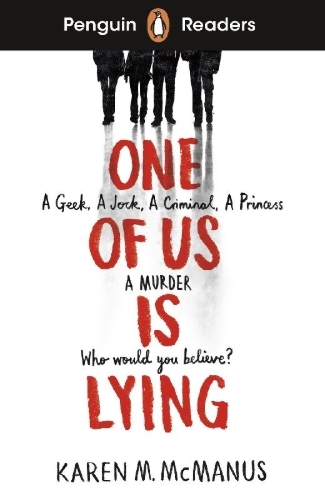 Buchcover und Innenansicht für das Buch: Penguin Readers Level 6: One Of Us Is Lying