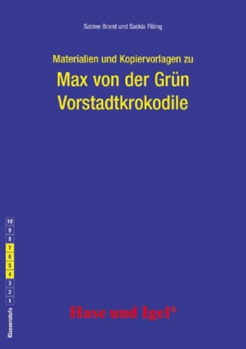 Buchcover und Innenansicht für das Buch: Vorstadtkrokodile. Begleitmaterial