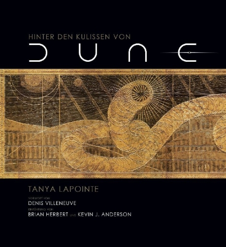 Buchcover und Innenansicht für das Buch: Hinter den Kulissen von Dune
