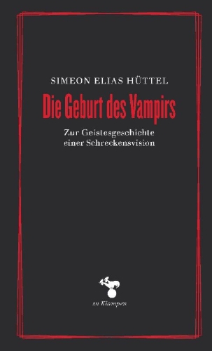 Buchcover und Innenansicht für das Buch: Die Geburt des Vampirs