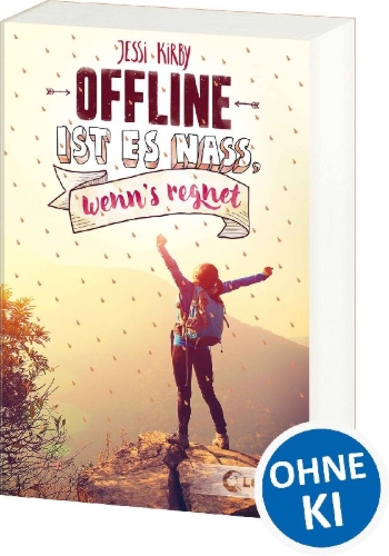 Buchcover und Innenansicht für das Buch: Offline ist es nass, wenn's regnet