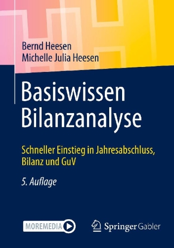 Buchcover und Innenansicht für das Buch: Basiswissen Bilanzanalyse