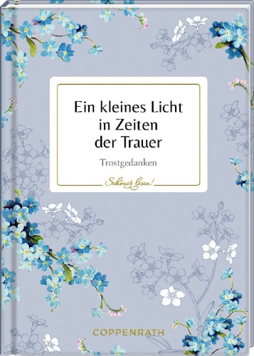 Buchcover und Innenansicht für das Buch: Ein kleines Licht in Zeiten der Trauer