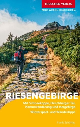 Buchcover und Innenansicht für das Buch: TRESCHER Reiseführer Riesengebirge