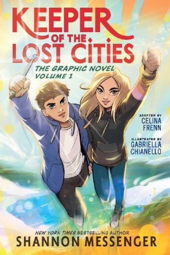 Buchcover und Innenansicht für das Buch: Keeper of the Lost Cities: The Graphic Novel Volume 1