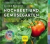 Buchcover und Innenansicht für das Buch: Quickfinder Hochbeet und Gemüsegarten