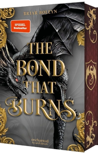 Buchcover und Innenansicht für das Buch: The Bond that Burns