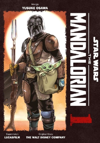 Buchcover und Innenansicht für das Buch: Star Wars: The Mandalorian (Manga) 01