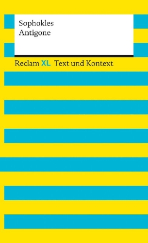Buchcover und Innenansicht für das Buch: Antigone. Textausgabe mit Kommentar und Materialien