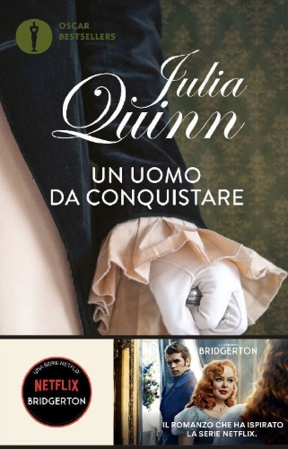 Buchcover und Innenansicht für das Buch: Un uomo da conquistare. Serie Bridgerton. Vol. 4