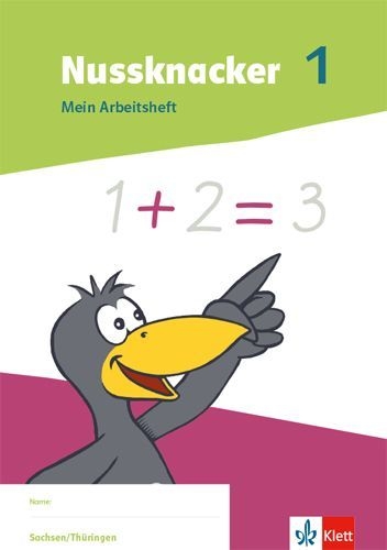 Buchcover und Innenansicht für das Buch: Nussknacker 1. Mein Arbeitsheft Klasse 1. Ausgabe Sachsen und Thüringen