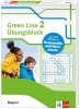Buchcover und Innenansicht für das Buch: Green Line 2 Bayern Klasse 6 - Übungsblock zum Schulbuch