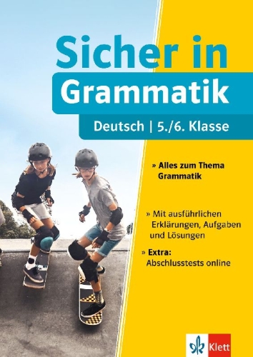 Buchcover und Innenansicht für das Buch: Sicher in Deutsch Grammatik 5./6. Klasse