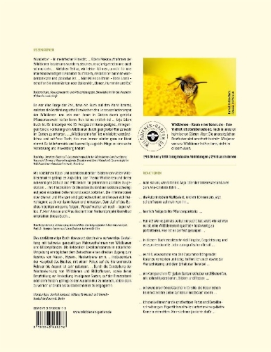 Buchcover und Innenansicht für das Buch: WILDBIENENHELFER