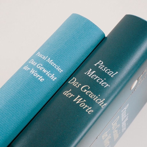 Buchcover und Innenansicht für das Buch: Das Gewicht der Worte