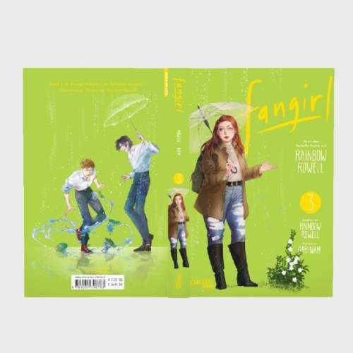 Buchcover und Innenansicht für das Buch: Fangirl: The Manga