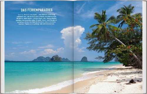 Buchcover und Innenansicht für das Buch: DUMONT Bildatlas Thailand
