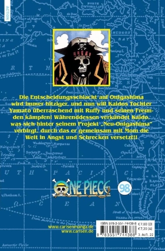 Buchcover und Innenansicht für das Buch: One Piece