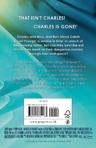Buchcover und Innenansicht für das Buch: A Wrinkle in Time