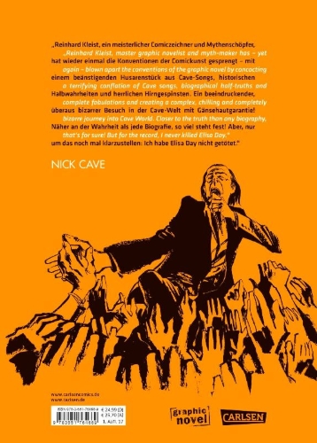 Buchcover und Innenansicht für das Buch: Nick Cave - Mercy On Me