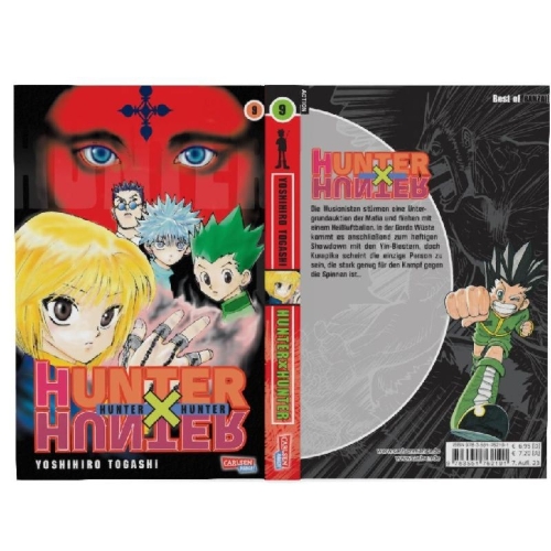 Buchcover und Innenansicht für das Buch: Hunter X Hunter