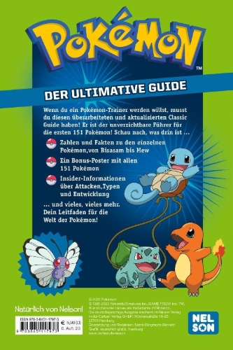 Buchcover und Innenansicht für das Buch: Pokémon: Der ultimative Guide