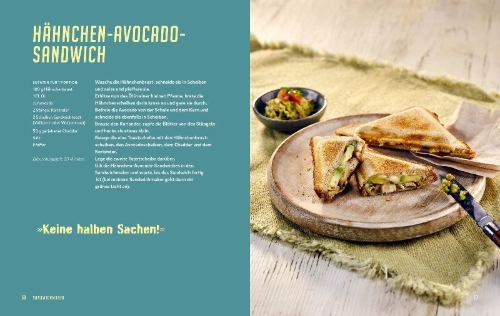 Buchcover und Innenansicht für das Buch: CrispyRobs Meine Top 50 Rezepte