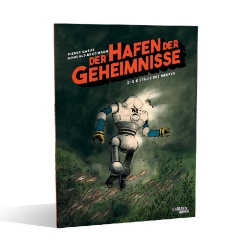 Buchcover und Innenansicht für das Buch: Der Hafen der Geheimnisse 2: Die Stille des Meeres